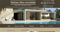 Desktop Screenshot of mathieu-marc-immo.com